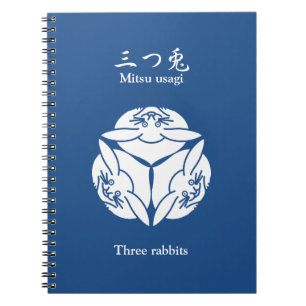 Caderno Espiral Três coelhos