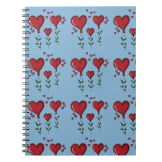 Caderno Espiral Três Corações Bons