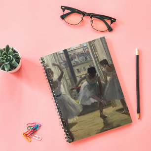 Caderno Espiral Três Dançarinos   Cartão postal Edgar Degas