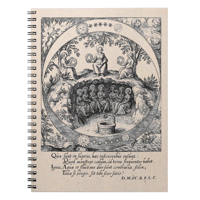 Caderno Espiral Três Irmãs da Alquimia (Frente)
