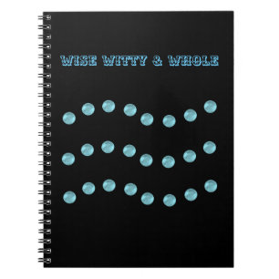 Caderno Espiral Três Linhas Onduladas