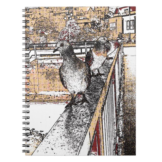 Caderno Espiral Três porcos (Frente)