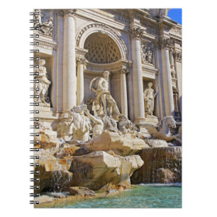 Caderno Espiral Trevi fountain