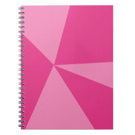 Caderno Espiral Triângulos padrão geométrico