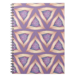 Caderno Espiral triângulos texturizados