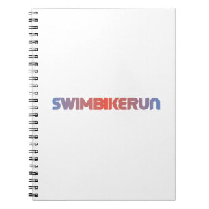 Caderno Espiral Triathlon design