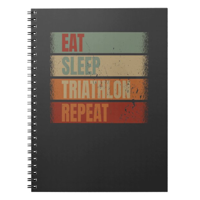 Caderno Espiral Triathlon Funny (Frente)
