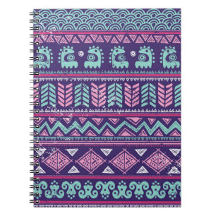 Caderno Espiral Tribal sem descontinuidades