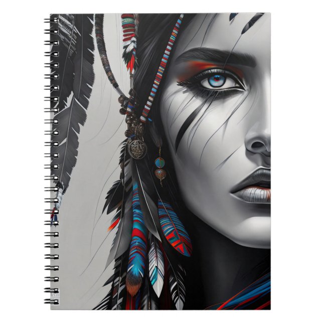 Caderno Espiral Tribal Warrior (Frente)