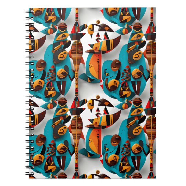 Caderno Espiral Tribos Étnicas Coletivas: Viagens Eetéreas (Frente)