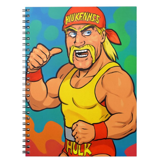 Caderno Espiral Tribute to Hulk Hogan (Frente)