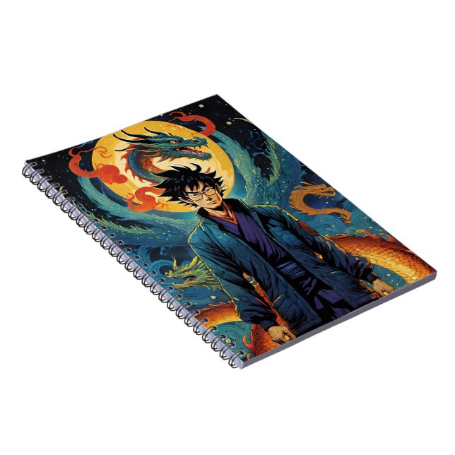 Caderno Espiral Tributo a Akira Toriyama (Lado Direito)