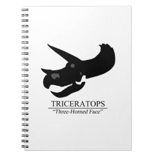 Caderno Espiral Triceratops Skull