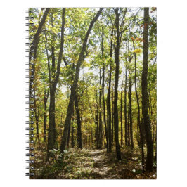 Caderno Espiral Trilha Appalachian em outubro em Shenandoah