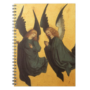 Caderno Espiral Trío de Anjos do Renascimento pelo Mestre do House