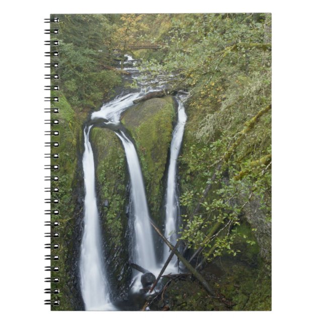 Caderno Espiral Triple Falls, Garganta do Rio Columbia (Frente)