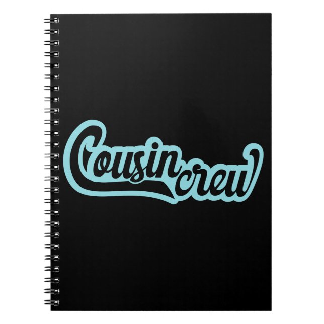 Caderno Espiral Tripulação de Primos (Frente)