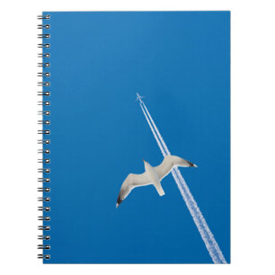 Caderno Espiral Tripulação e avião