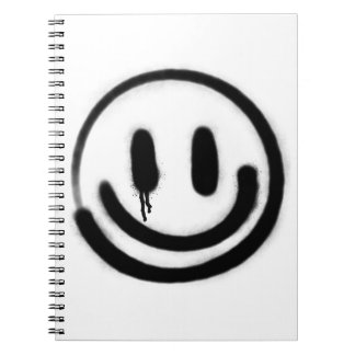 Caderno Espiral triste sorriso emoji