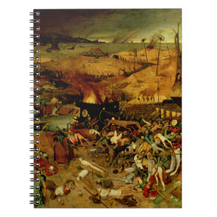 Caderno Espiral Triumph da morte, c.1562 (óleo no painel)
