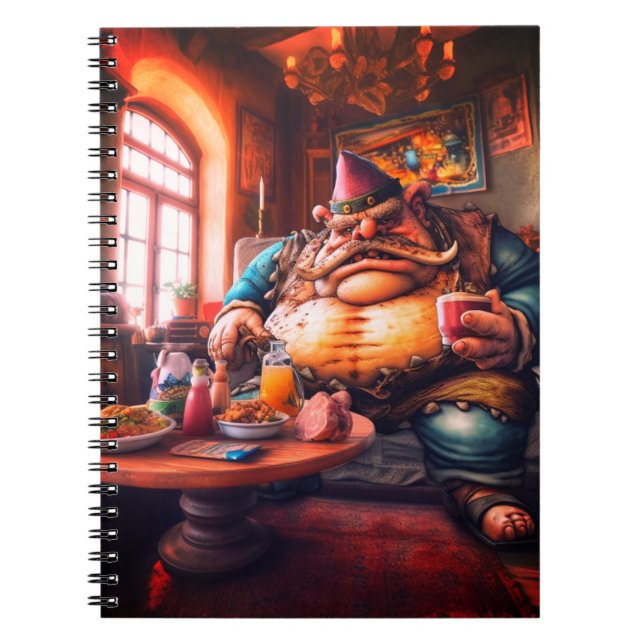 Caderno Espiral Troll feio (Frente)