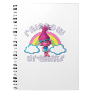 Caderno Espiral Troll Rainbow Drepy
