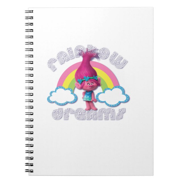 Caderno Espiral Troll Rainbow Drepy (Frente)