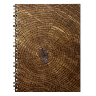 Caderno Espiral Tronco de árvore marrom