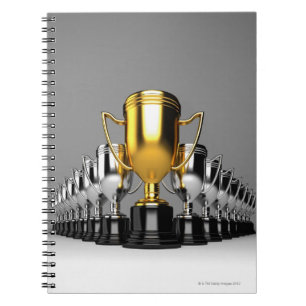 Caderno Espiral Trophys de prata 3