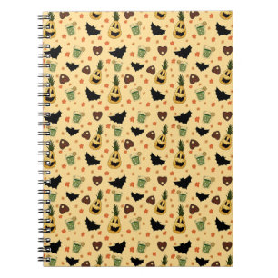 Caderno Espiral Tropical Assustador