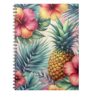 Caderno Espiral Tropical Bloom