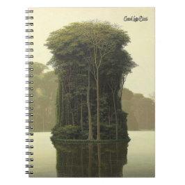 Caderno Espiral Tropical dreamlike conceptual collage