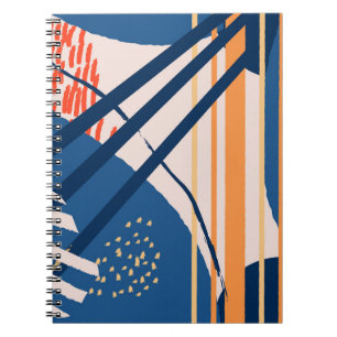 Caderno Espiral Tropical Floral: Cabeçalho Moderno