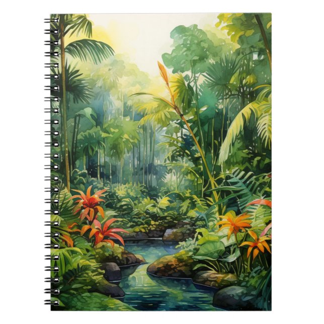 Caderno Espiral Tropical Forest (Frente)