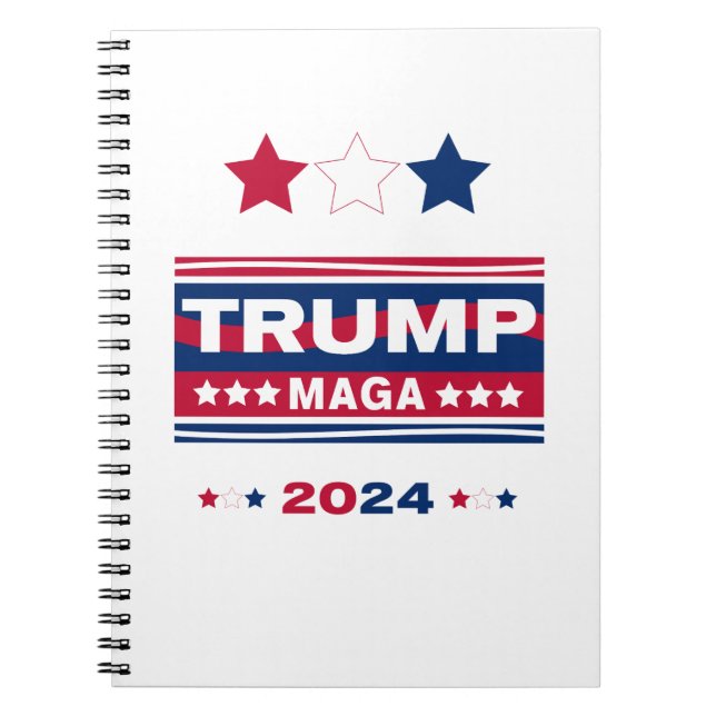 CADERNO ESPIRAL TRUMP~MAGA~2024 (Frente)