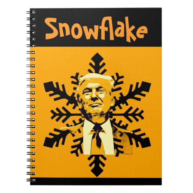 Caderno Espiral Trump/Snowflake Notebook (Frente)