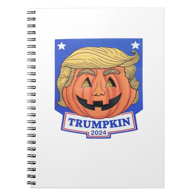 Caderno Espiral Trumpkin Clássico - Cotação do Dia de as Bruxas en (Frente)