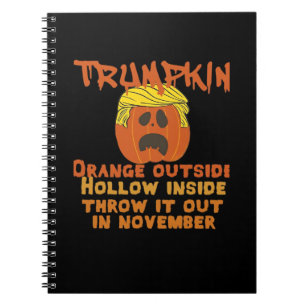 Caderno Espiral Trumpkin Dentro joga fora do clássico de novembro