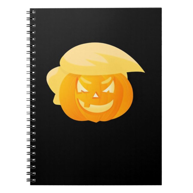 Caderno Espiral Trumpkin faz Excelente de Halloween (Frente)