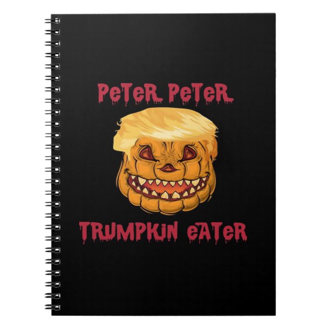 Caderno Espiral Trumpkin Pumpkin Eater Clássico (Frente)