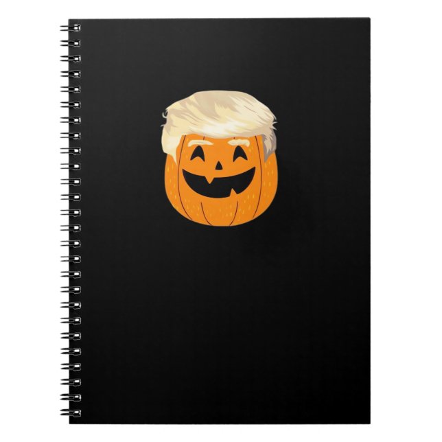 Caderno Espiral Trumpkin Pumpkin Halloween Clássico (Frente)