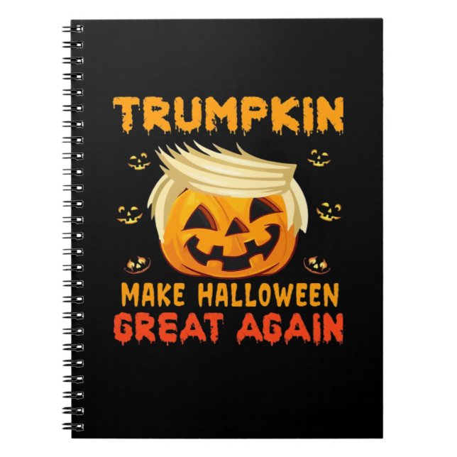 Caderno Espiral Trumpkin - Tornar O Excelente De Halloween Clássic (Frente)