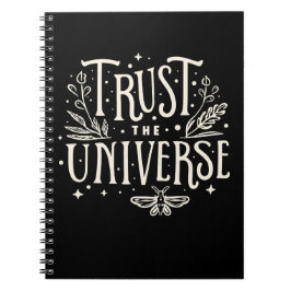 Caderno Espiral Trust the Universe