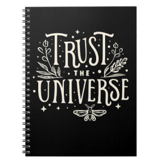 Caderno Espiral Trust the Universe