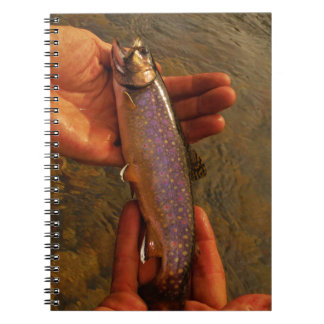 Caderno Espiral Truta em Mãos