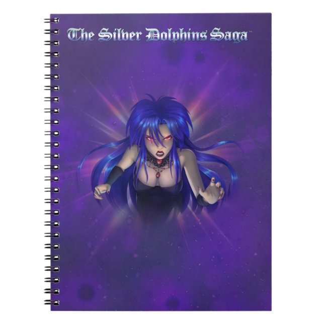 Caderno Espiral TSDS: Rainha Irana Delphi Cobrir Arte (Frente)