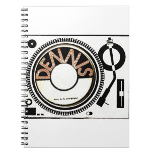 CADERNO ESPIRAL TST / DENNIS TURNTABLE MERCADORIAS