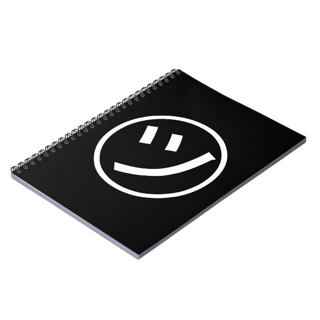 Caderno Espiral ㋡ Tsu Kana Katakana sorrindo Emoji / Emoticon (Left Side)