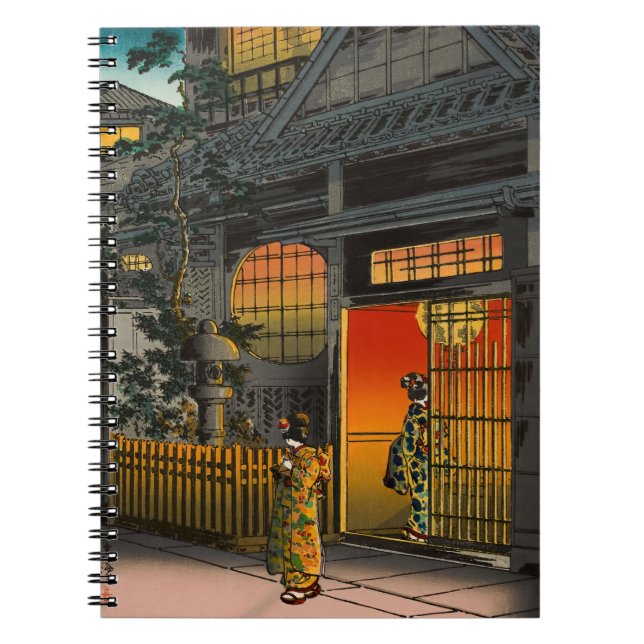 Caderno Espiral Tsuchiya Koitsu - Side Street Araki em Yotsuya (Frente)