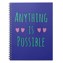 Caderno Espiral Tudo é Possível